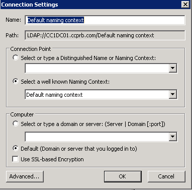 Connection-Settings